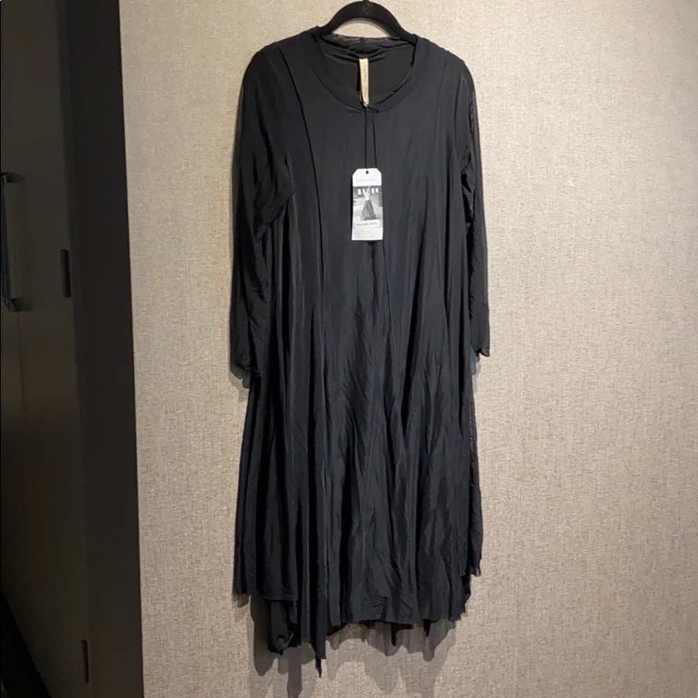 Sheer layer Cynthia Ashby dress